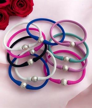 Aqua Pearl  Bracelet