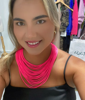 Fuchsia  Necklace