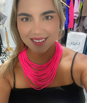 Fuchsia  Necklace