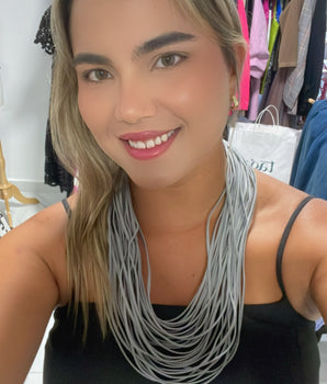 Velvet Grey Necklace