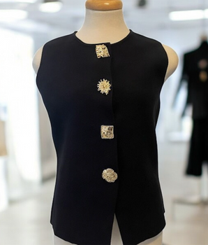 Statement Black Vest